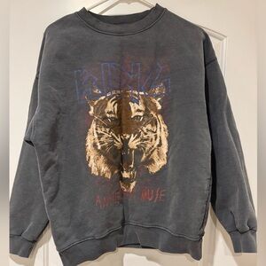 Anine Bing Tiger Graphic Sweatshirt